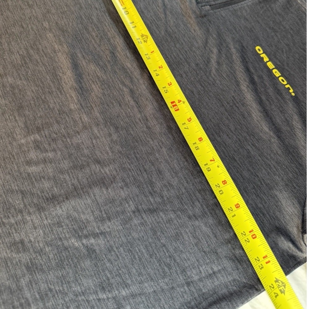 Colosseum Quarter Zip Pullover Mens XL Grey Oregon Ducks Long Sleeve Athletic - Picture 5 of 8